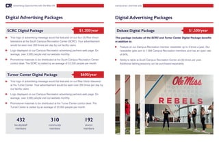 Advertise with Ole Miss Campus Recreation | PDF