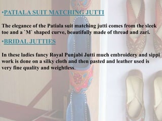   The lively villages of Punjab offer the colourful darn stitches with traditional patterns reflecting their life-style.