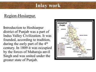  The Bagh or Garden where the entire ground surface was covered by embroidery looking like rich tapestry.Classification of Phulkari Embroidery The chobe or chope where the wide boarders and edges were ornamented while the central part of fabric remained in decorated.