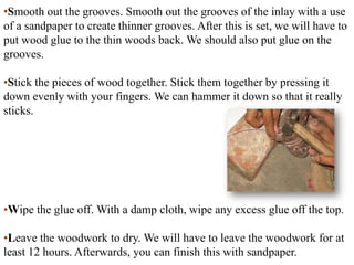   The stitches used are darning, stem, herringbone, satin, straight, back, running, blanket, split, cross, and chain stitch.Process involved in CHOPE Phulkari embroidery  The chope, which is presented to the bride by her grandmother-in-law, the embroidery is done in yellow with occasional touches of blue or green only on the borders, the field, always red is left plain. Here there is no right or wrong side, the stitches being even on both sides.Phulkari in Tripuri Tripuri in Patiala is the main hub of Phulkari in Punjab where about every house is engaged in doing phulkari. 