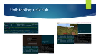Unik tooling: unik hub
 