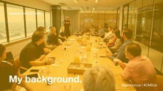 Appreciation of Craft
My background. @gerrycircus | #CMDub
 