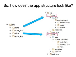 So, how does the app structure look like?
 