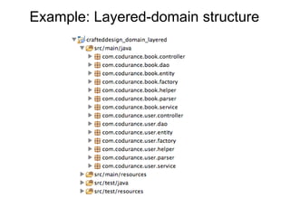 Example: Layered-domain structure 
 