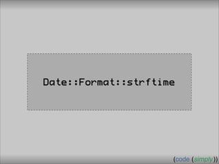 Crafting Custom Interfaces with Sub::Exporter