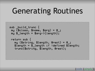 Crafting Custom Interfaces with Sub::Exporter