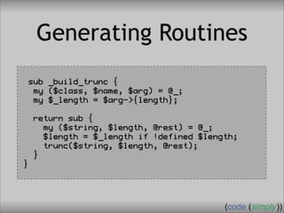Crafting Custom Interfaces with Sub::Exporter