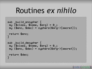 Crafting Custom Interfaces with Sub::Exporter