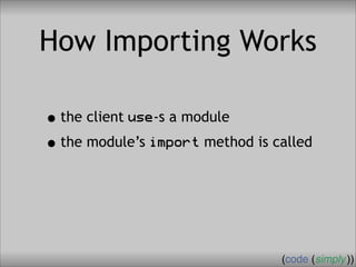 Crafting Custom Interfaces with Sub::Exporter