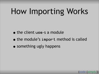 Crafting Custom Interfaces with Sub::Exporter