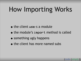 Crafting Custom Interfaces with Sub::Exporter