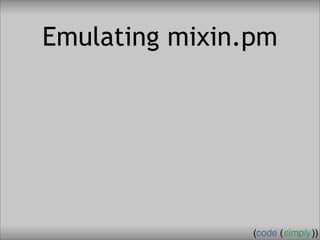 Crafting Custom Interfaces with Sub::Exporter