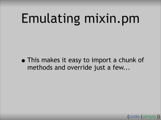 Crafting Custom Interfaces with Sub::Exporter