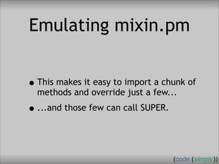 Crafting Custom Interfaces with Sub::Exporter