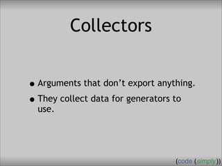 Crafting Custom Interfaces with Sub::Exporter