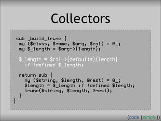Crafting Custom Interfaces with Sub::Exporter