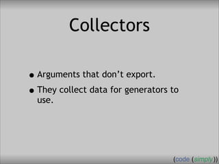 Crafting Custom Interfaces with Sub::Exporter
