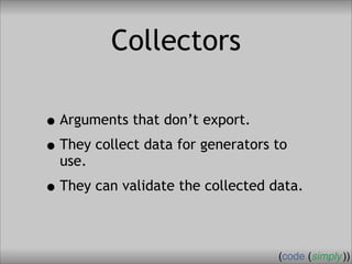 Crafting Custom Interfaces with Sub::Exporter