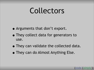 Crafting Custom Interfaces with Sub::Exporter