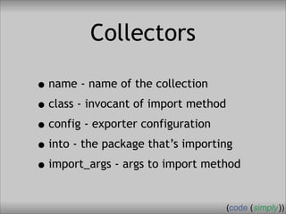 Crafting Custom Interfaces with Sub::Exporter