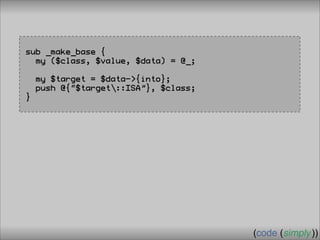 Crafting Custom Interfaces with Sub::Exporter