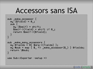 Crafting Custom Interfaces with Sub::Exporter