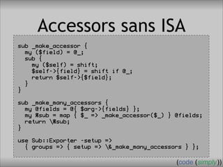 Crafting Custom Interfaces with Sub::Exporter