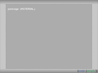 Crafting Custom Interfaces with Sub::Exporter