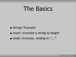 Crafting Custom Interfaces with Sub::Exporter