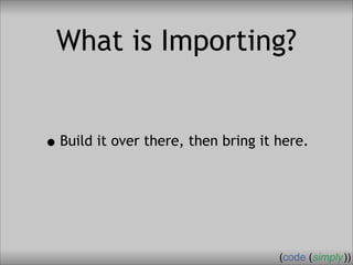 Crafting Custom Interfaces with Sub::Exporter