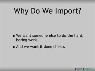 Crafting Custom Interfaces with Sub::Exporter