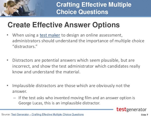 online multiple choice test maker crafting effective multiple choice questions 7 638 jpg cb 1424440435 online multiple choice test maker