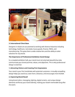 Crafting Iconic Exhibition Stand Design Dubai- Design Excellence That ...