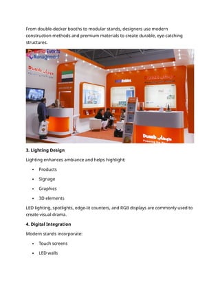 Crafting Iconic Exhibition Stand Design Dubai- Design Excellence That ...