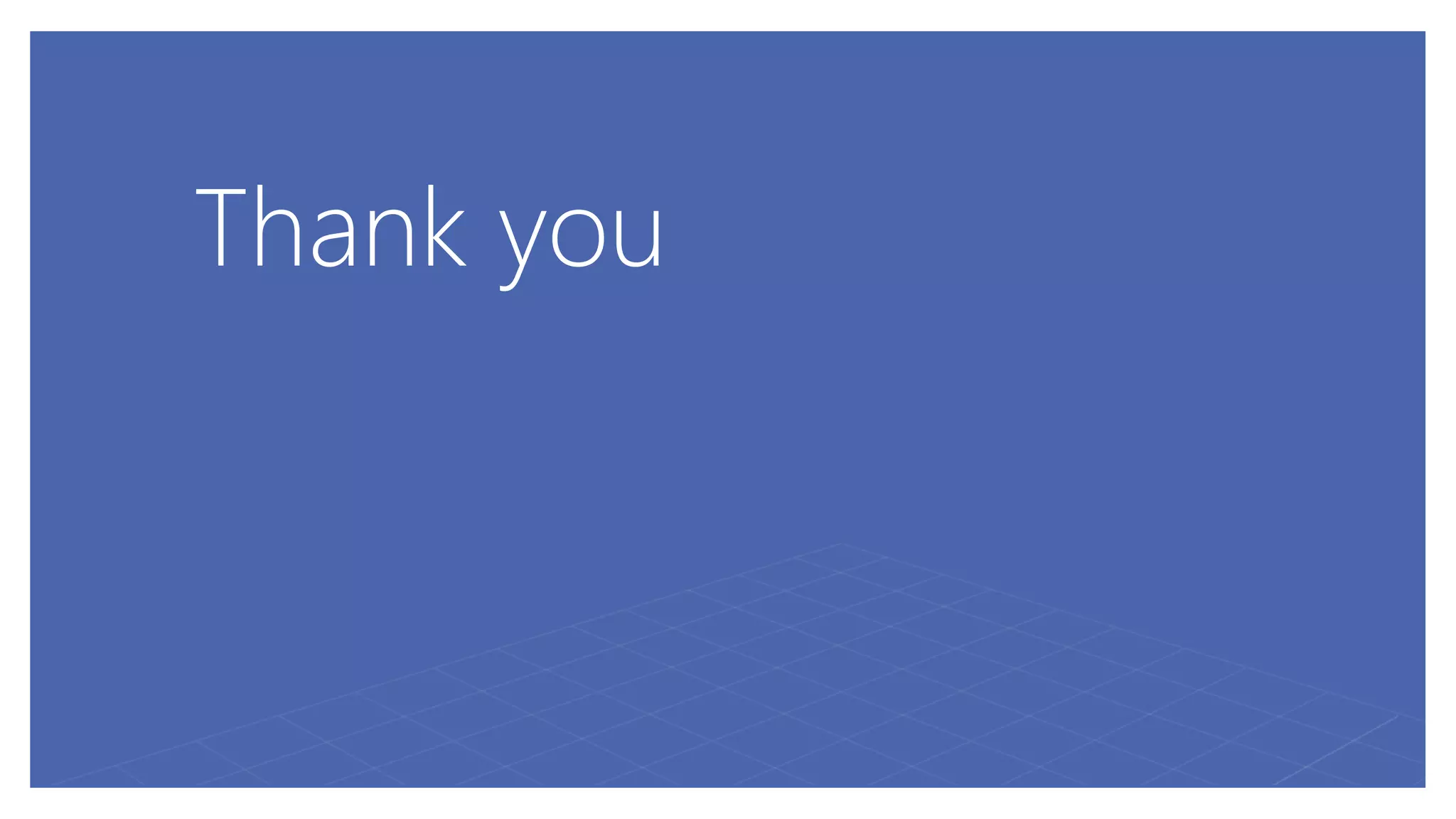 Thank you
 