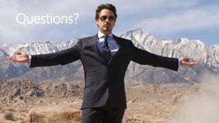 Questions?
 