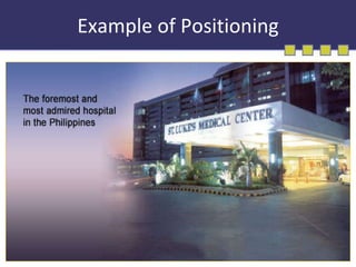 Example of Positioning 