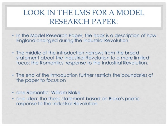 industrial revolution research paper industrial