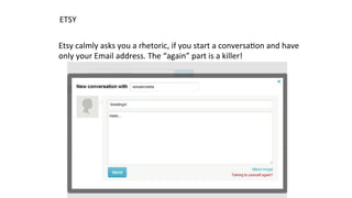 Crafting UX of User Interface Messages