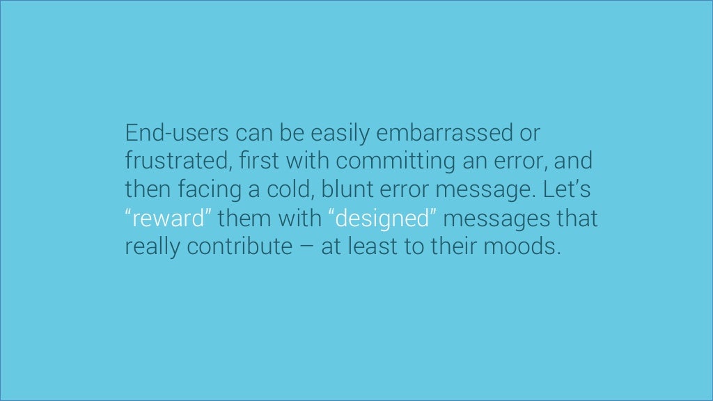 Crafting UX of User Interface Messages