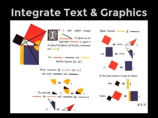 Integrate Text & Graphics
 