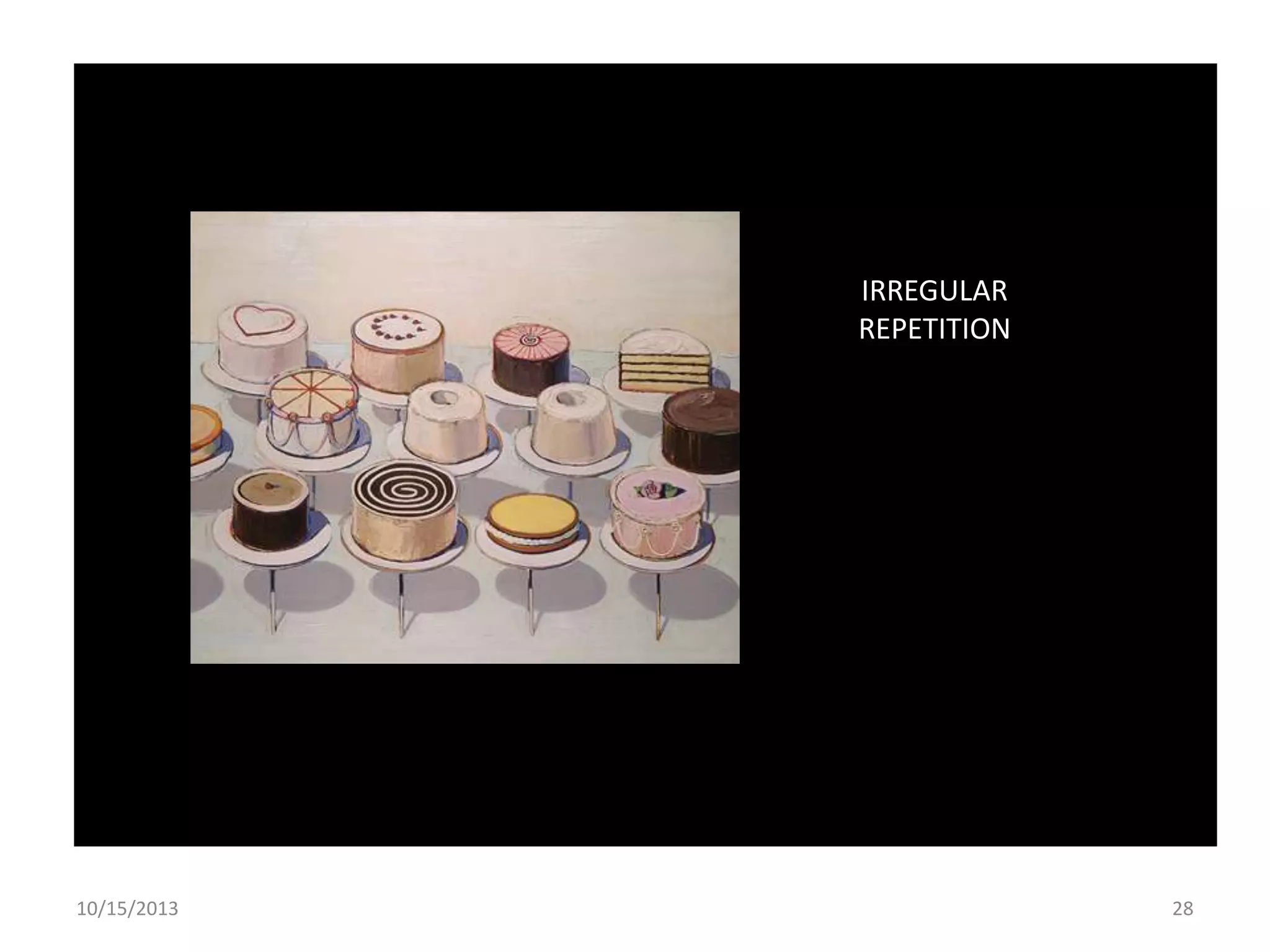 IRREGULAR
REPETITION

10/15/2013

28

 