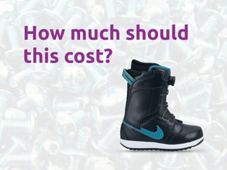 How much should 
this cost? 
 
