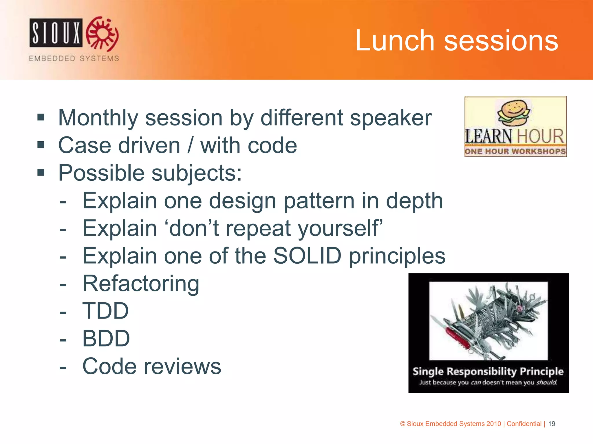 Spread knowledge between masters