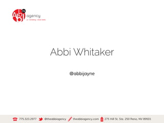 Abbi Whitaker
@abbijayne
 