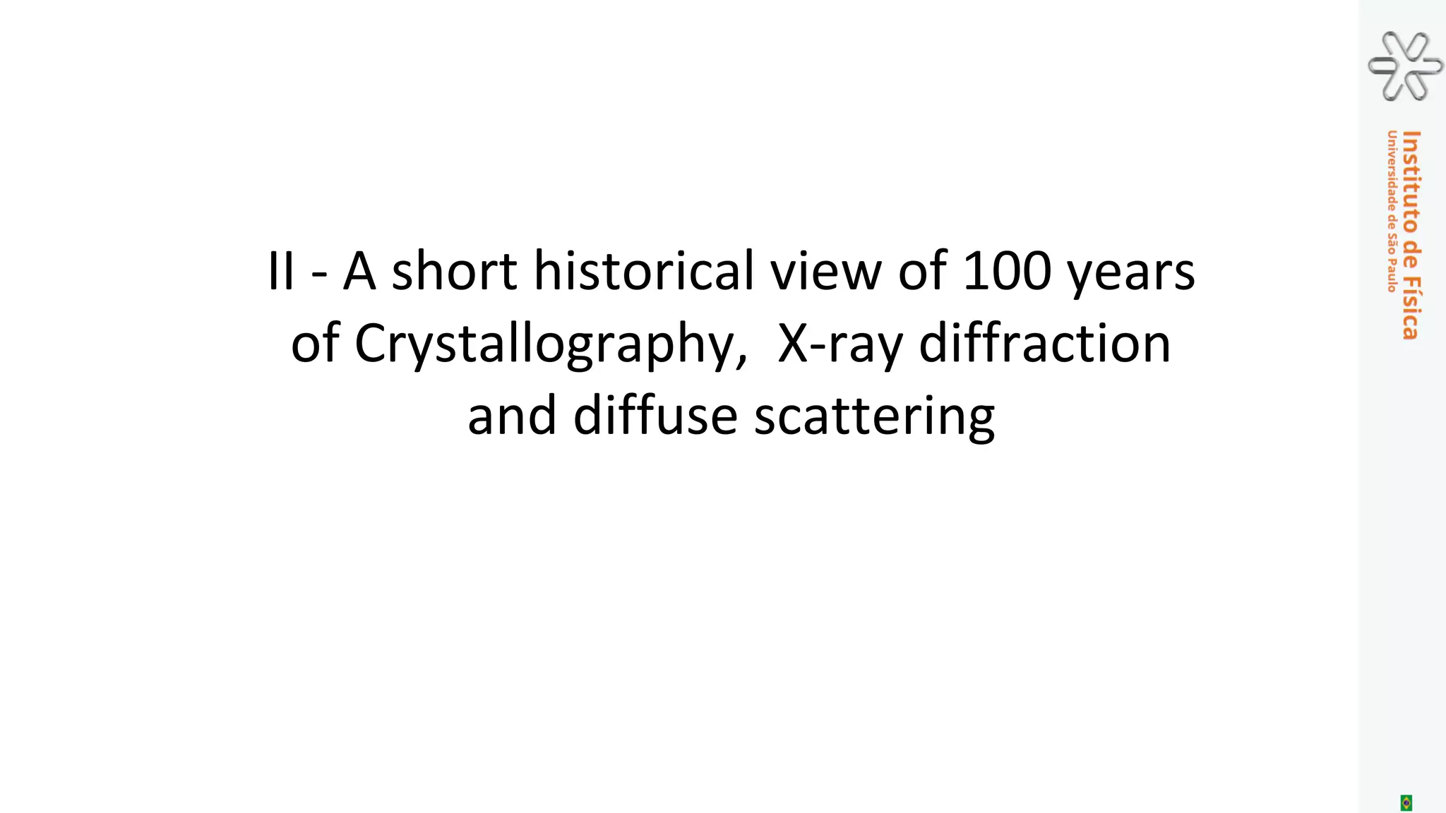 First structure determined by X-ray diffraction.
Sodium chloride (NaCl)
FCC cubic Bravais
lattice
Na+ at (0,0,0)
Cl- at (½,0,0)
W.L. Bragg, W.H. Bragg (1913) 2dsin q=l
 