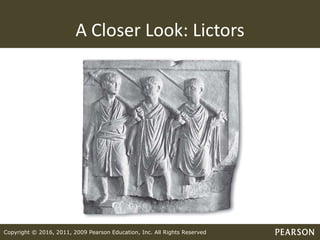 Copyright © 2016, 2011, 2009 Pearson Education, Inc. All Rights Reserved
A Closer Look: Lictors
 
