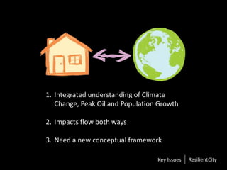 Population:  Key ImpactsGreater use of oil / fossil fuel, and therefore…Greater production of CO2 / Greenhouse GasesGreater demands on all resources, and therefore…Resource shortages, and therefore… migrating populations, and therefore…Significant in-migration to cities across the world…Population