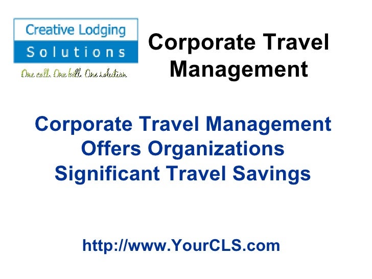 Corporate Travel Management