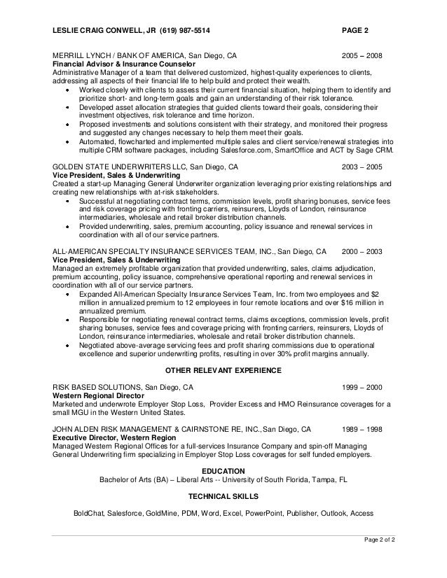 Craig Conwell Resume 2013 Craig Conwell Resume 2013